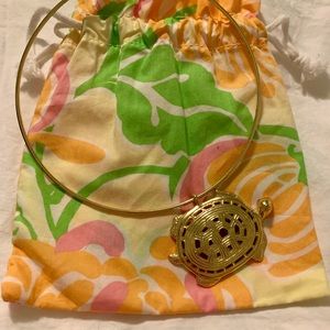 Lilly Pulitzer Gold Turtle Necklace